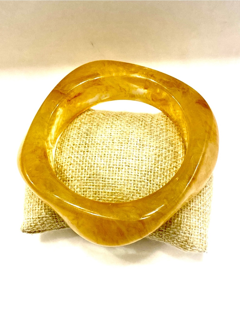 Golden Amber Women's Bangle Bracelet